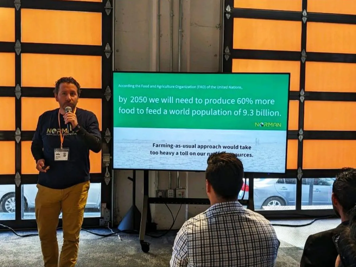 Ramón Díaz presenta Norman en el World Agri-Tech Innovation Summit San Francisco 2024