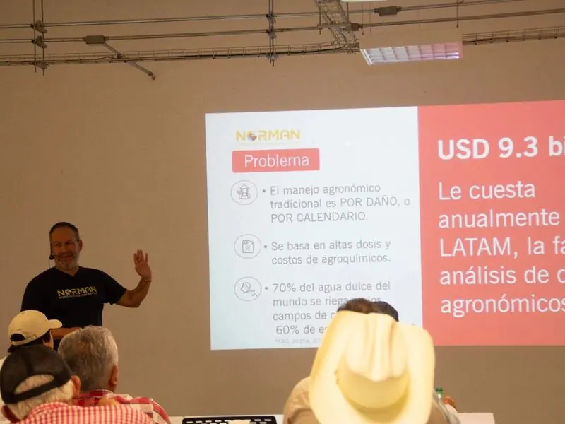 Sergio Alanís presenta Norman ante productores
